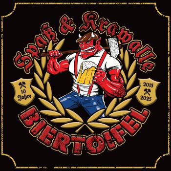 Biertoifel - Spaß & Krawalle LP (White with Gold Splatter Vinyl)